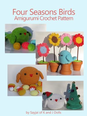 cover image of Four Seasons Birds Amigurumi Crochet Pattern